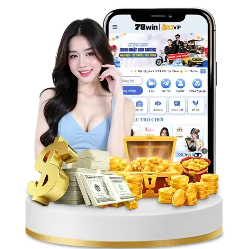 Các đồng tiền vàng và biểu tượng khuyến mãi, thể hiện các ưu đãi hấp dẫn tại Cado888